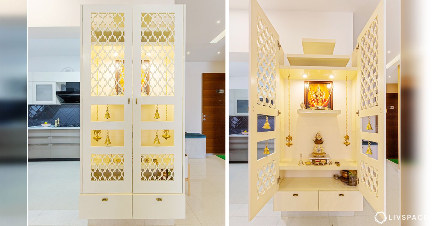 10+ Modern Pooja Room Door Designs That are Trendy and Stunning