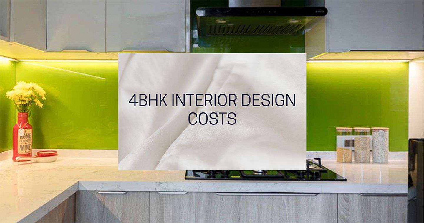 4bhk costs for interior design