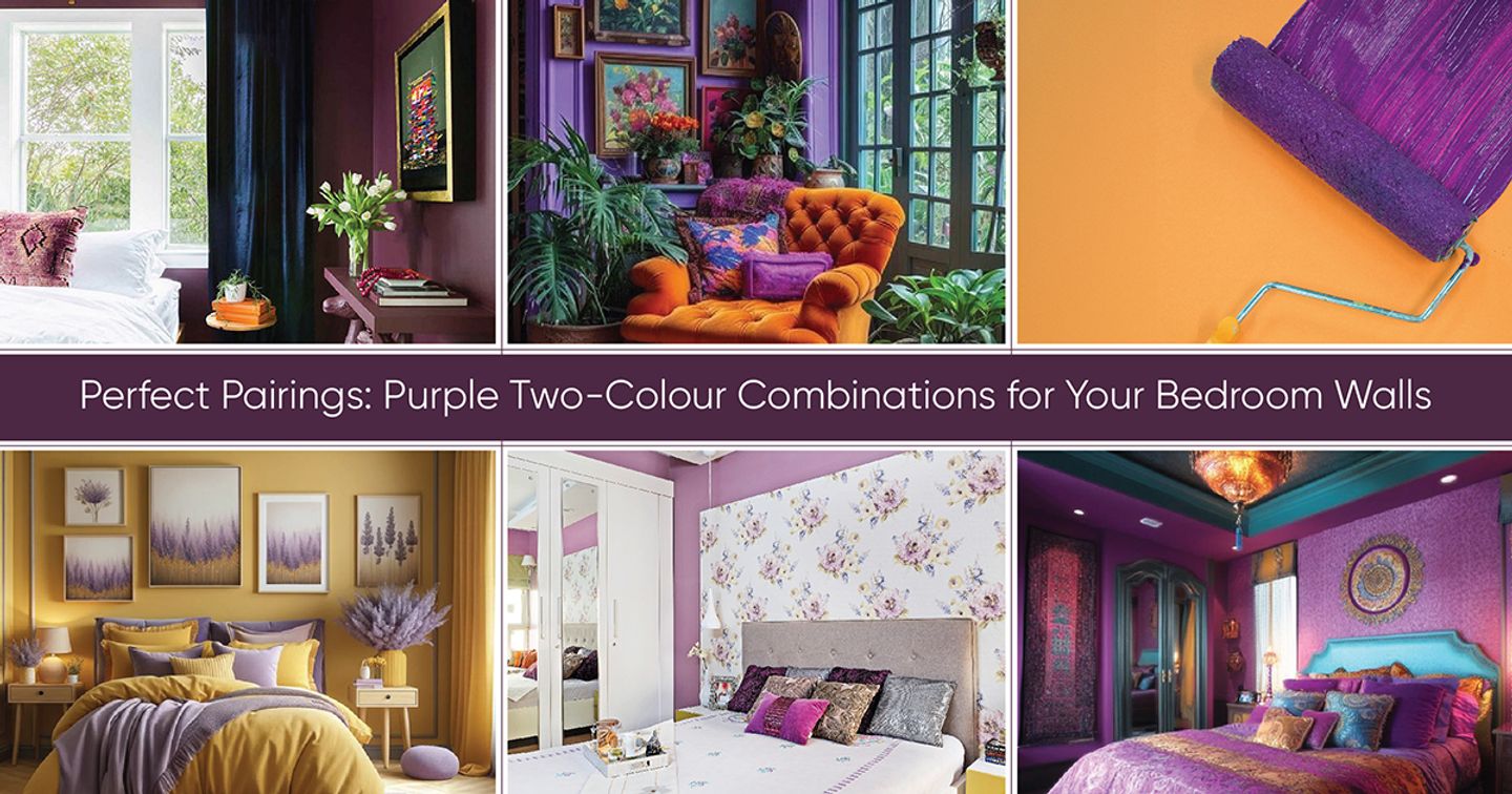 purple-two-colour-combination-for-bedroom-walls
