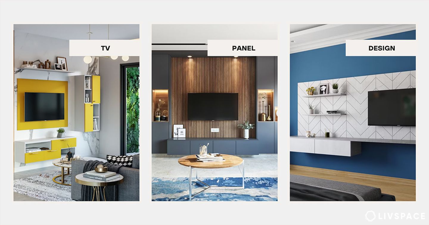 tv panel design for living room