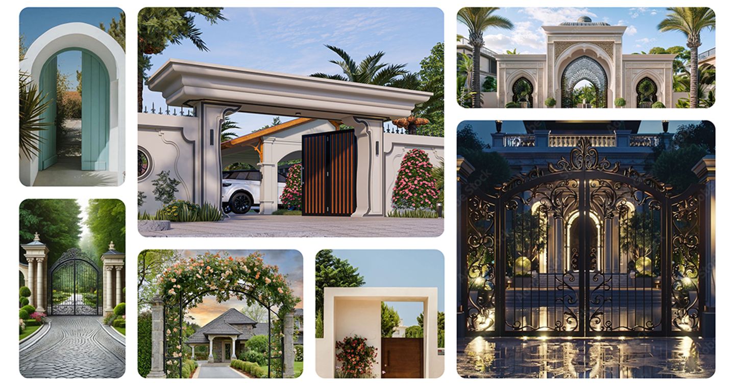 home front gate arch design