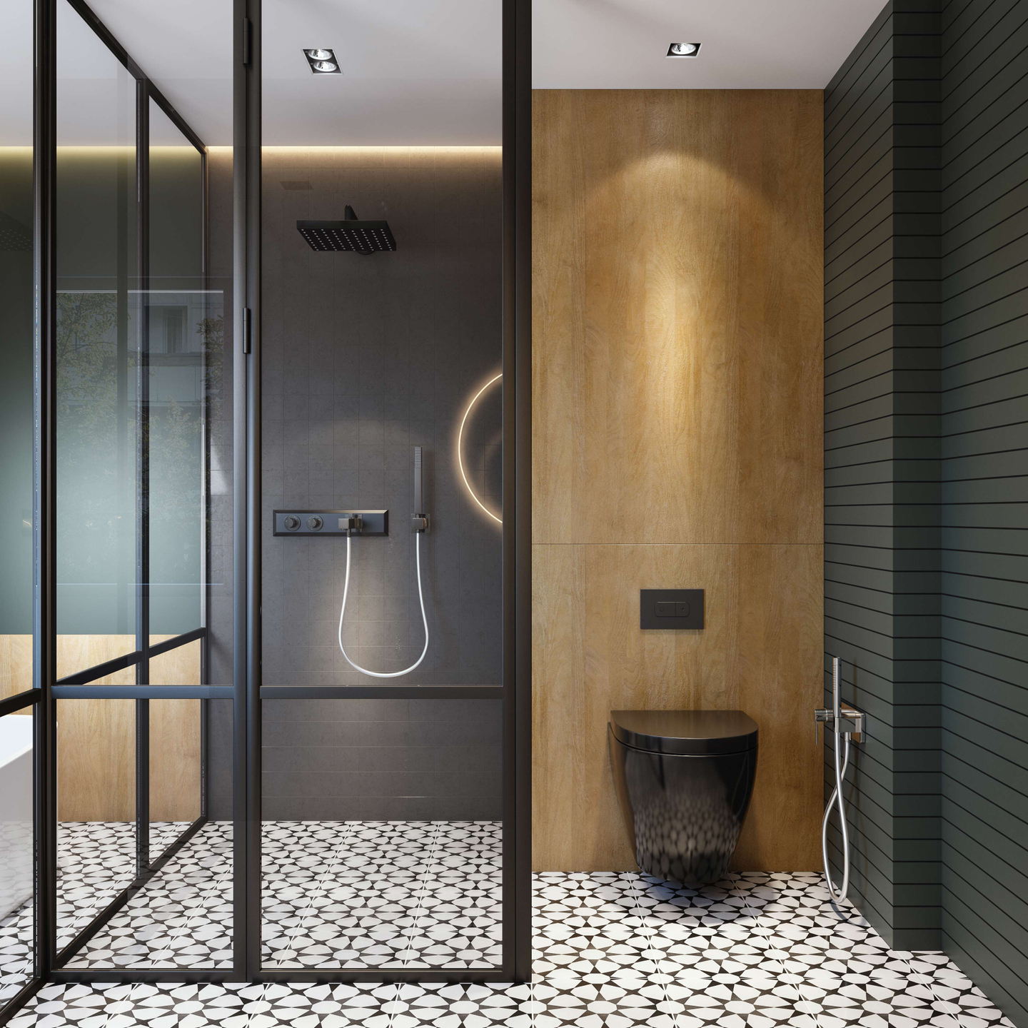 Contemporary Toilet Interior Design
