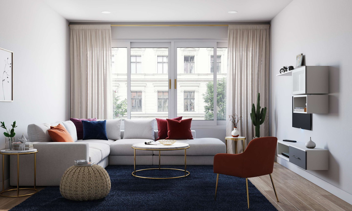 Trendy Living Room Interior Design