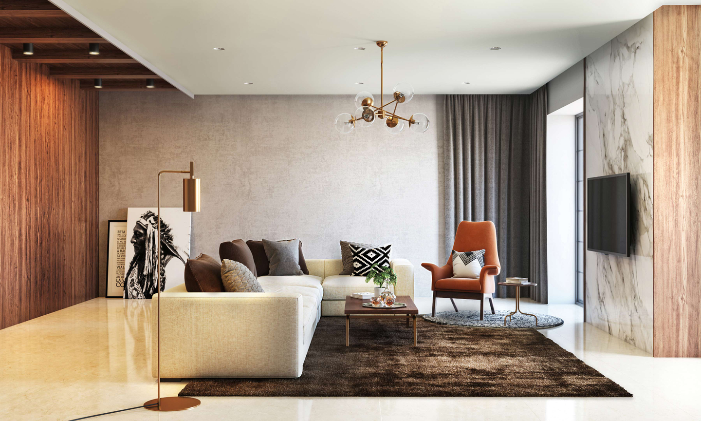 Modern Chic Living Room Interior Design
