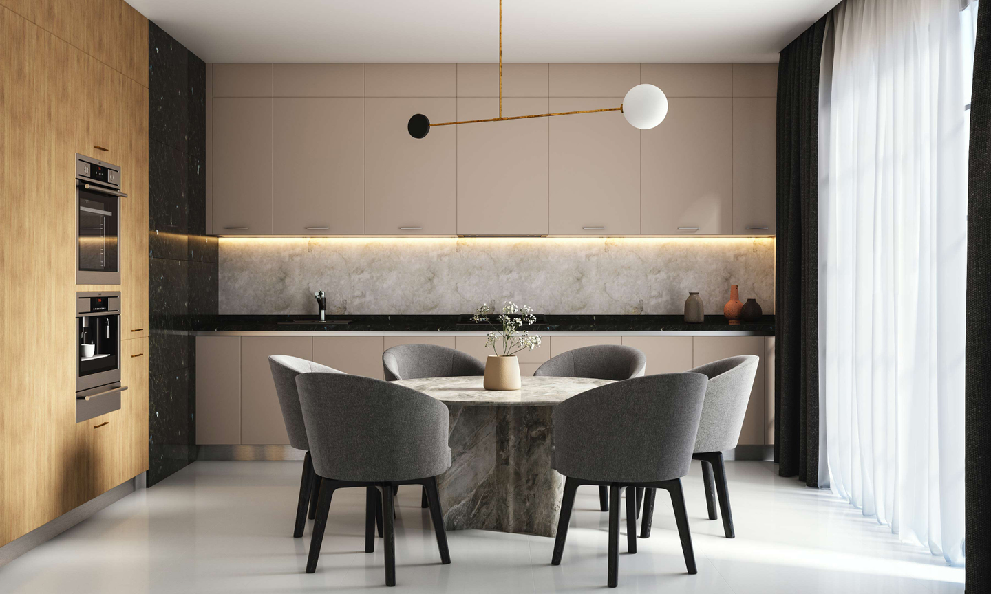 Luxe Dining Room Interior Design