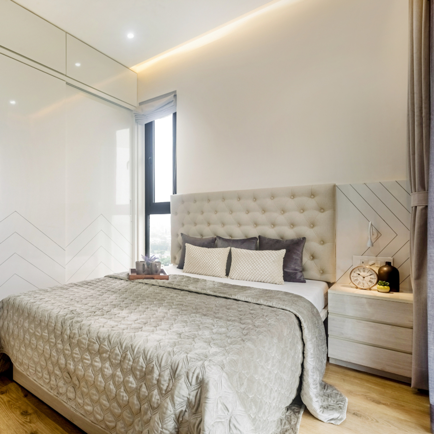 LightColoured Wall Paint Idea For Bedrooms Livspace