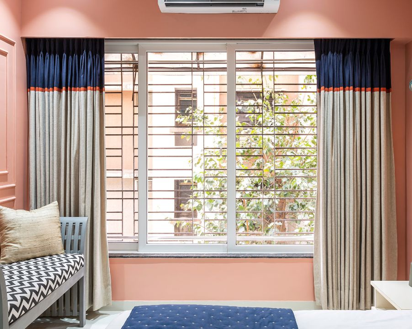 Tall Window Grill Design With Shutters Livspace