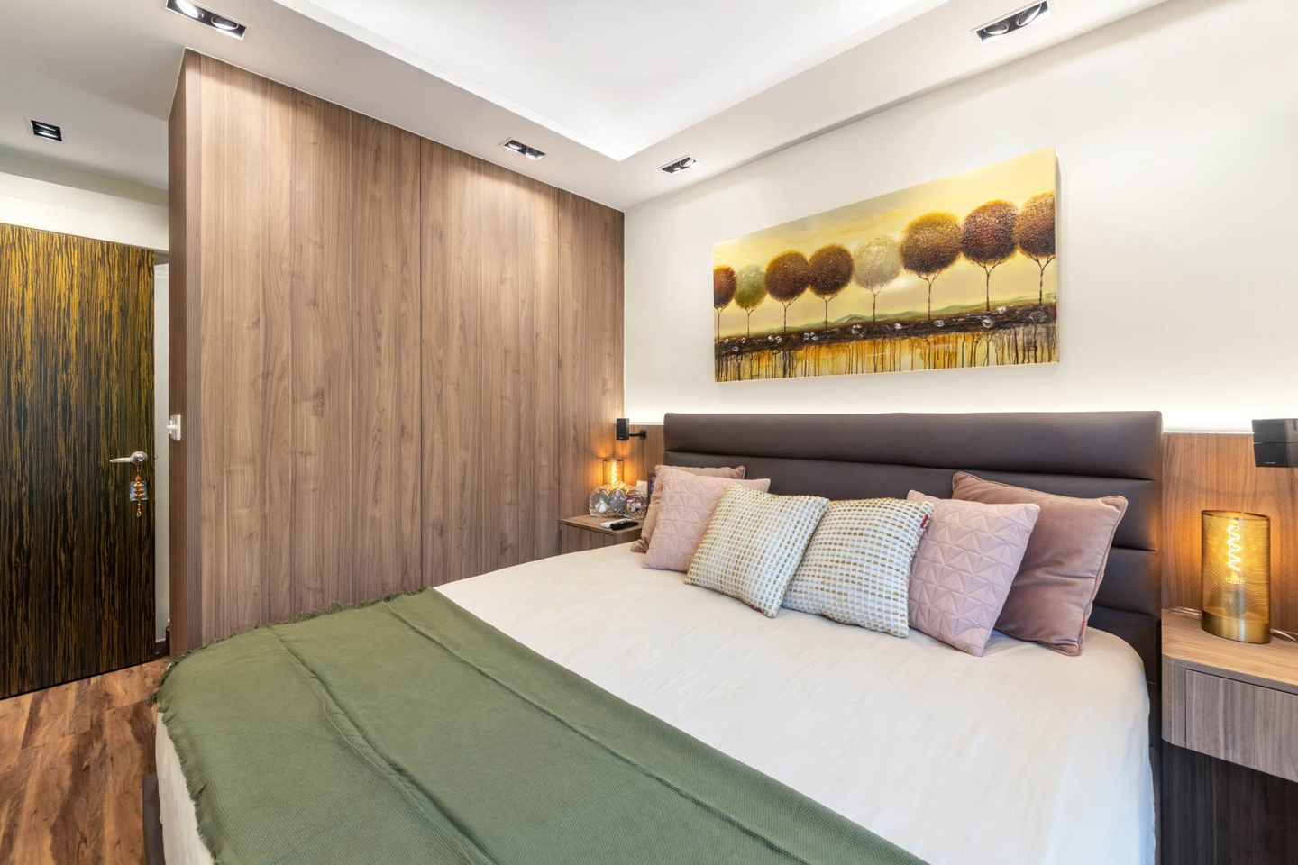 Dark Wooden Laminates For Modern Cabinets - Livspace