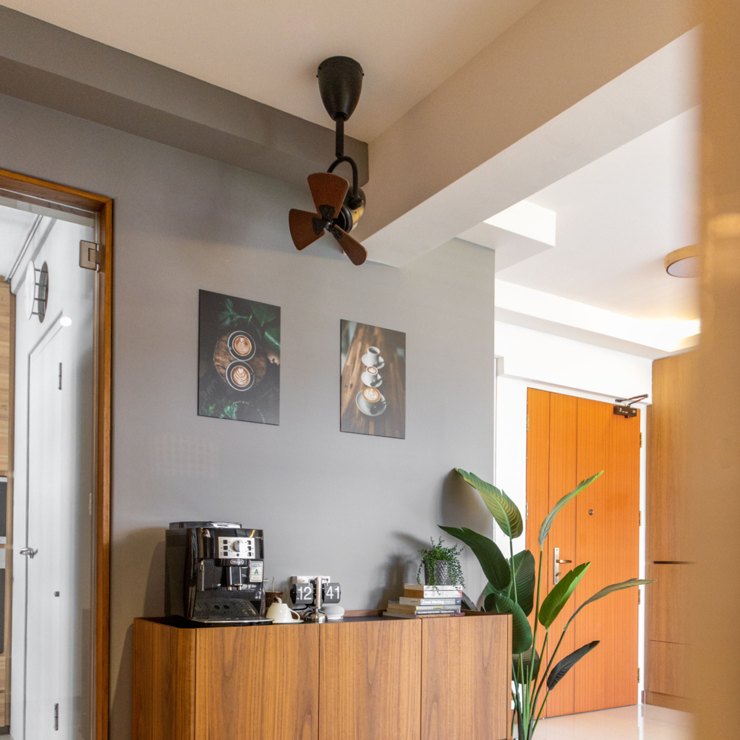 Grey Wall Paint For WarmToned HDB Homes Livspace