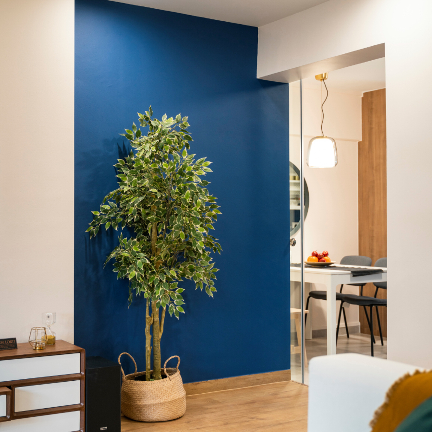Low-Maintenance Blue Wall Paint Design | Livspace