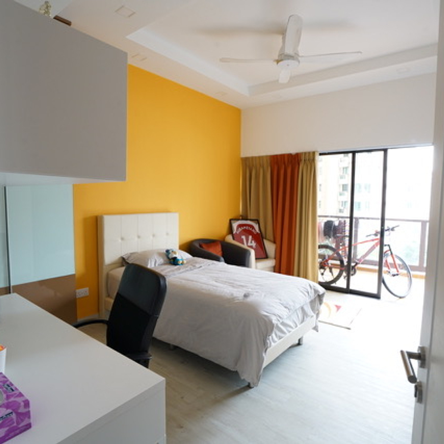 Yellow Wall Paint Design - Livspace