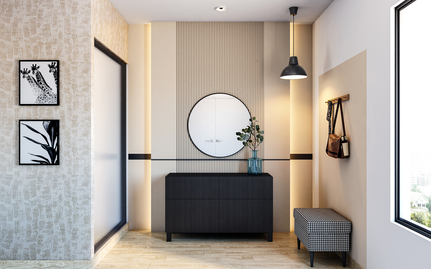 Premium Modern Foyer - Livspace