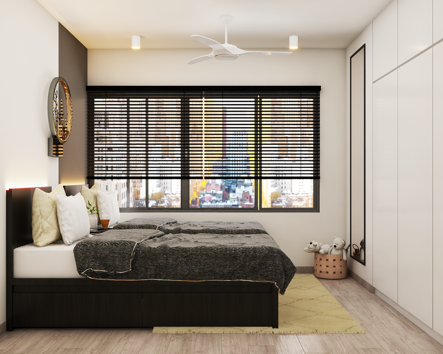 Spacious Kids Bedroom - Livspace
