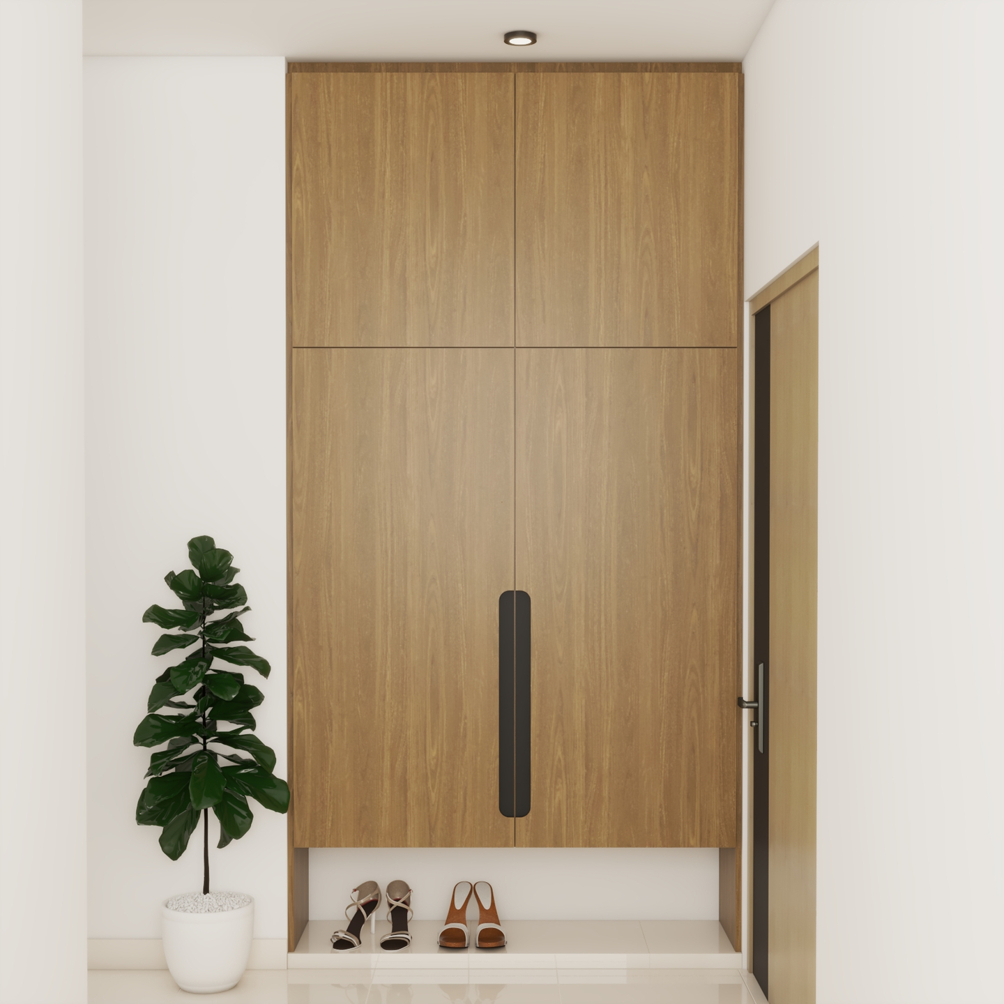 Compact Foyer Design - Livspace