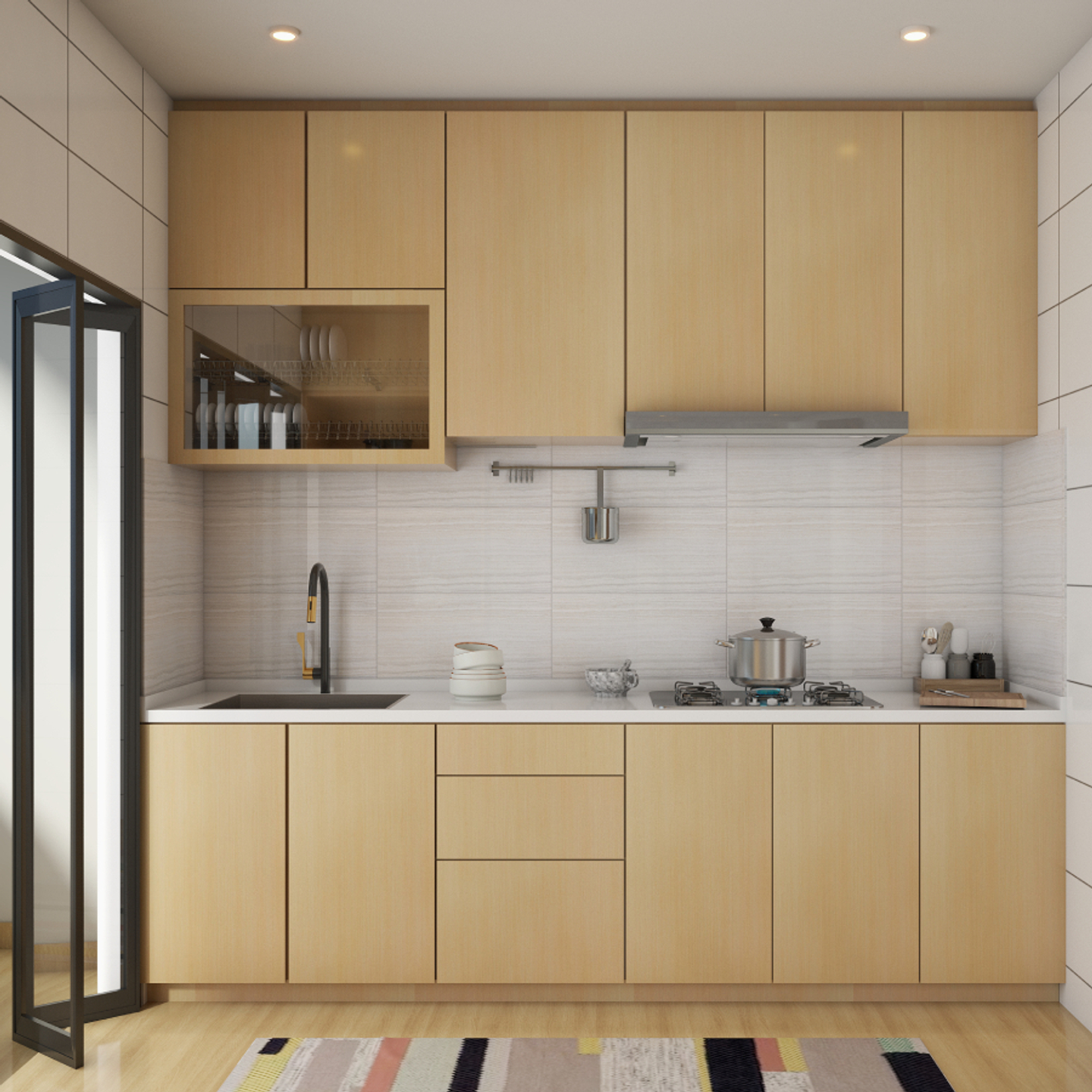 Low-Maintenance Contemporary Design For Kitchens - Livspace