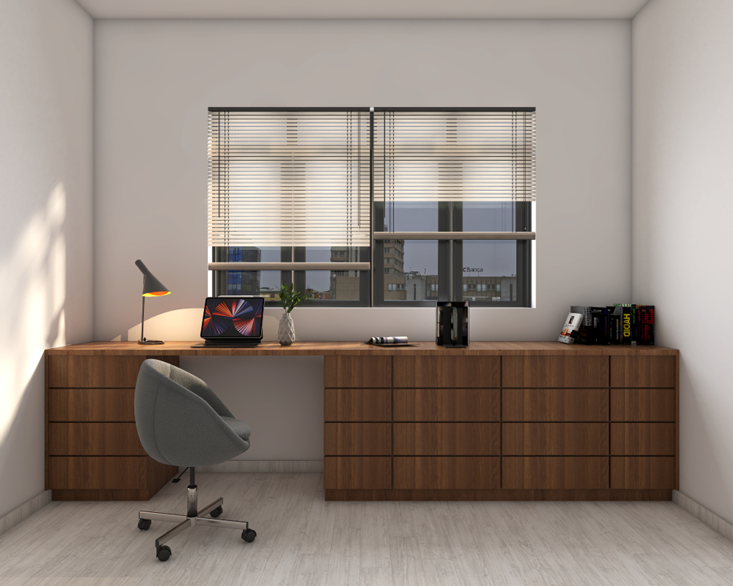 Contemporary Home Office Design - Livspace