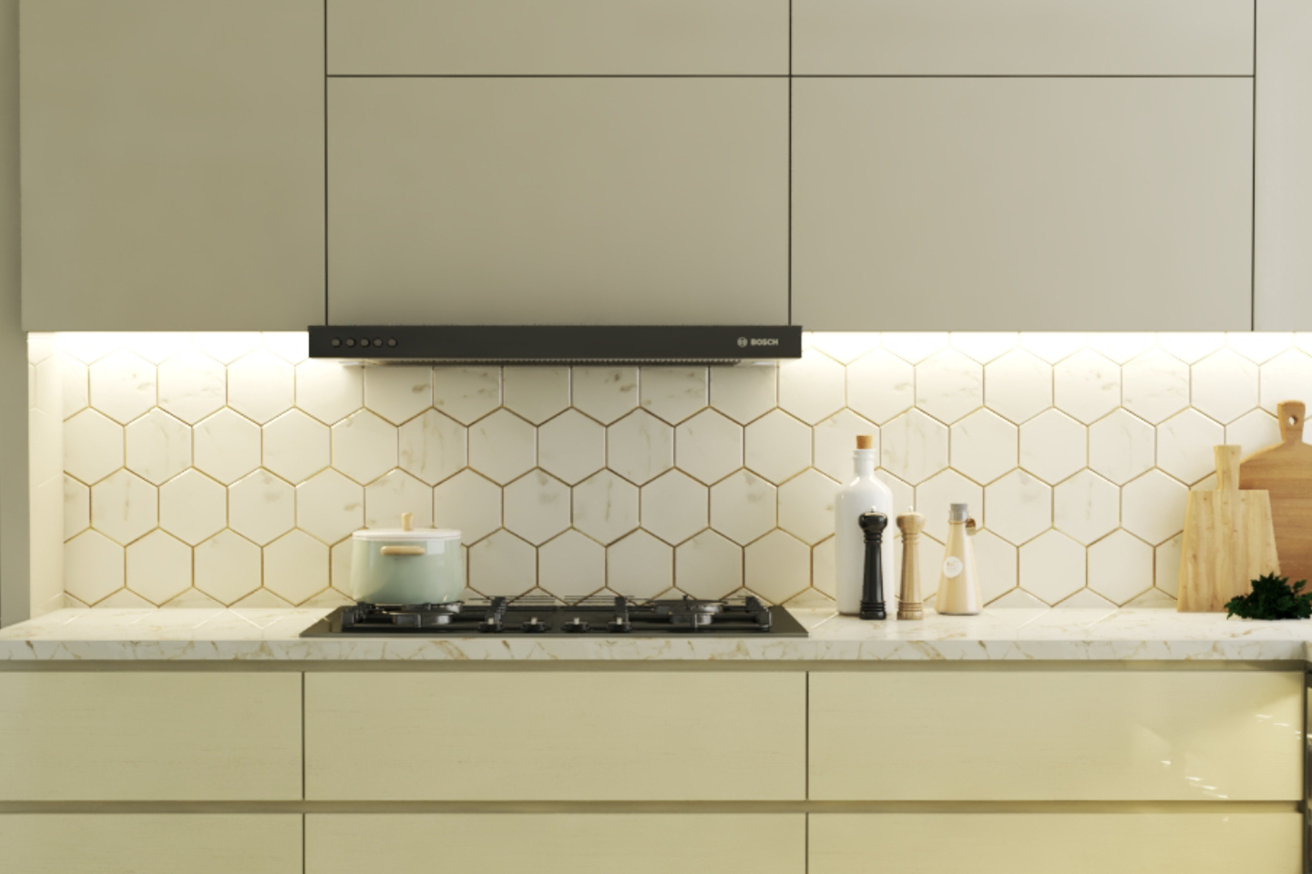 SquareShaped Dado Tiles Design With A Matte Finish Livspace