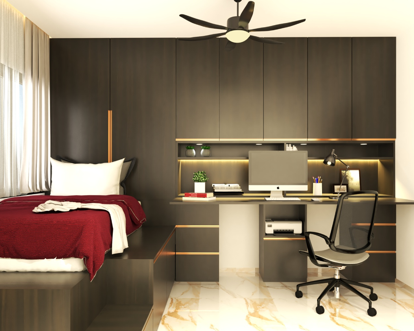 CostEffective 2Door Wardrobe Design Livspace