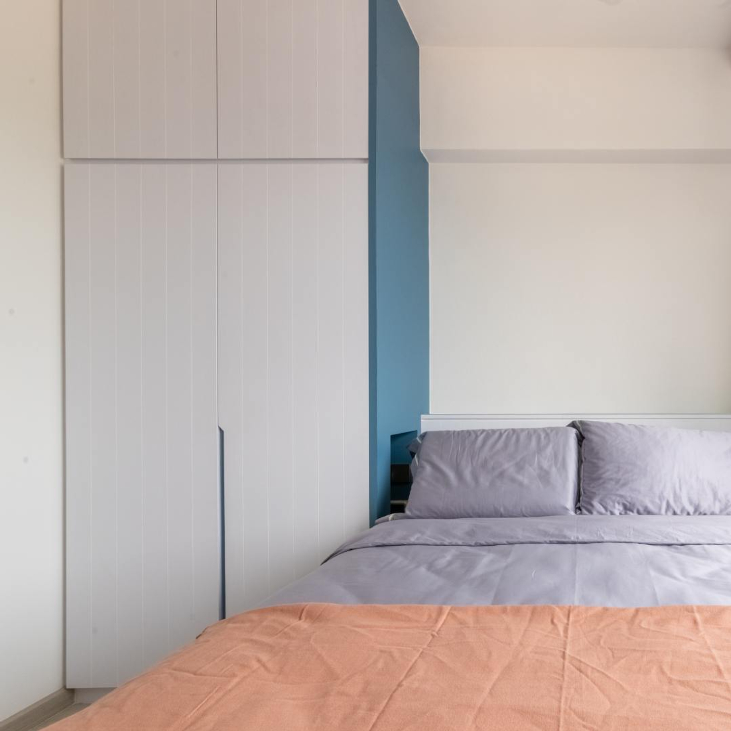 2Door Bedroom Wardrobe Design With Loft Storage Livspace