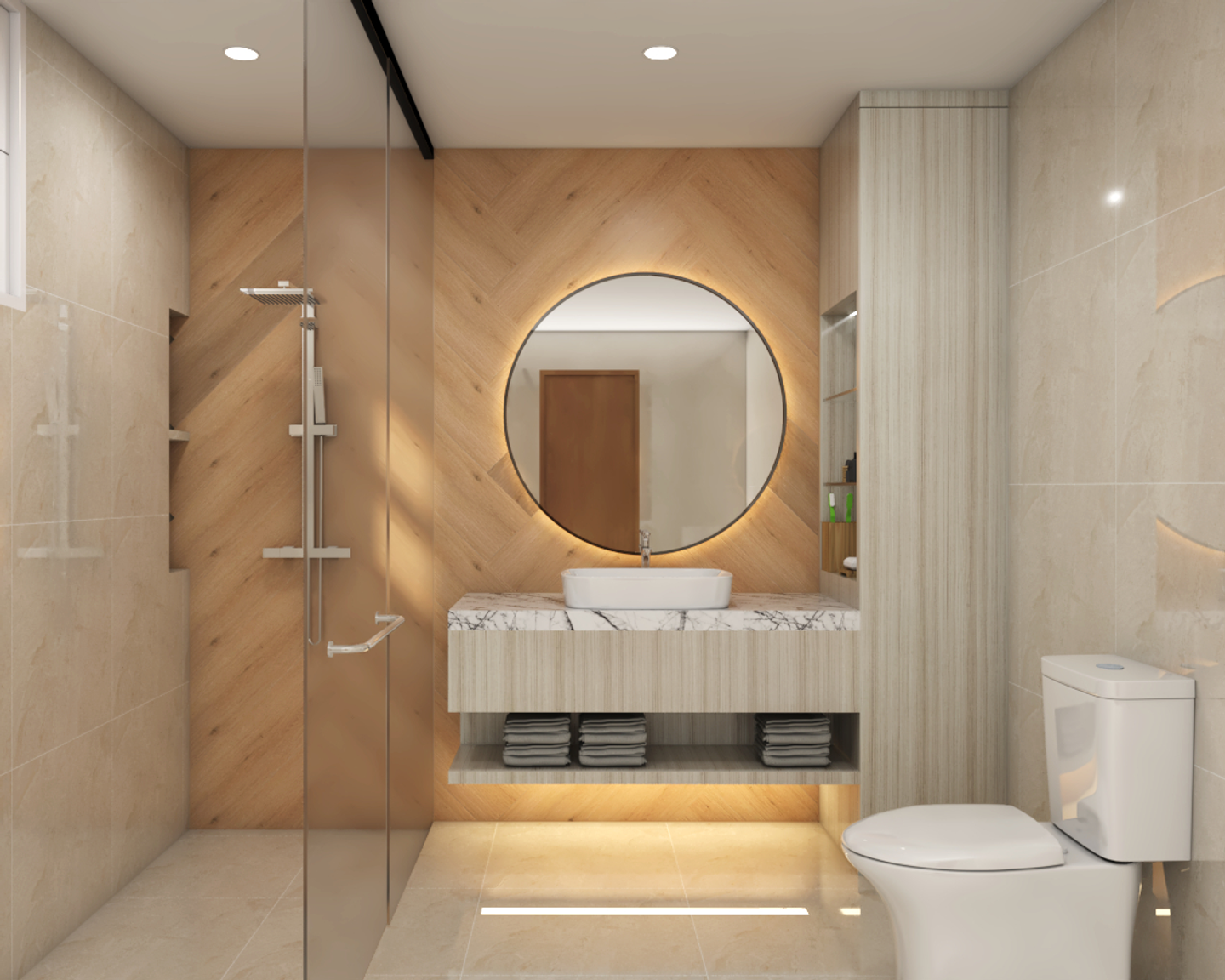 Modern Toilet Design - Livspace