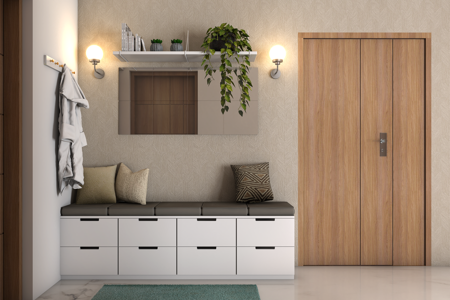 Modern Spacious Home Entrance Design Ideas - Livspace