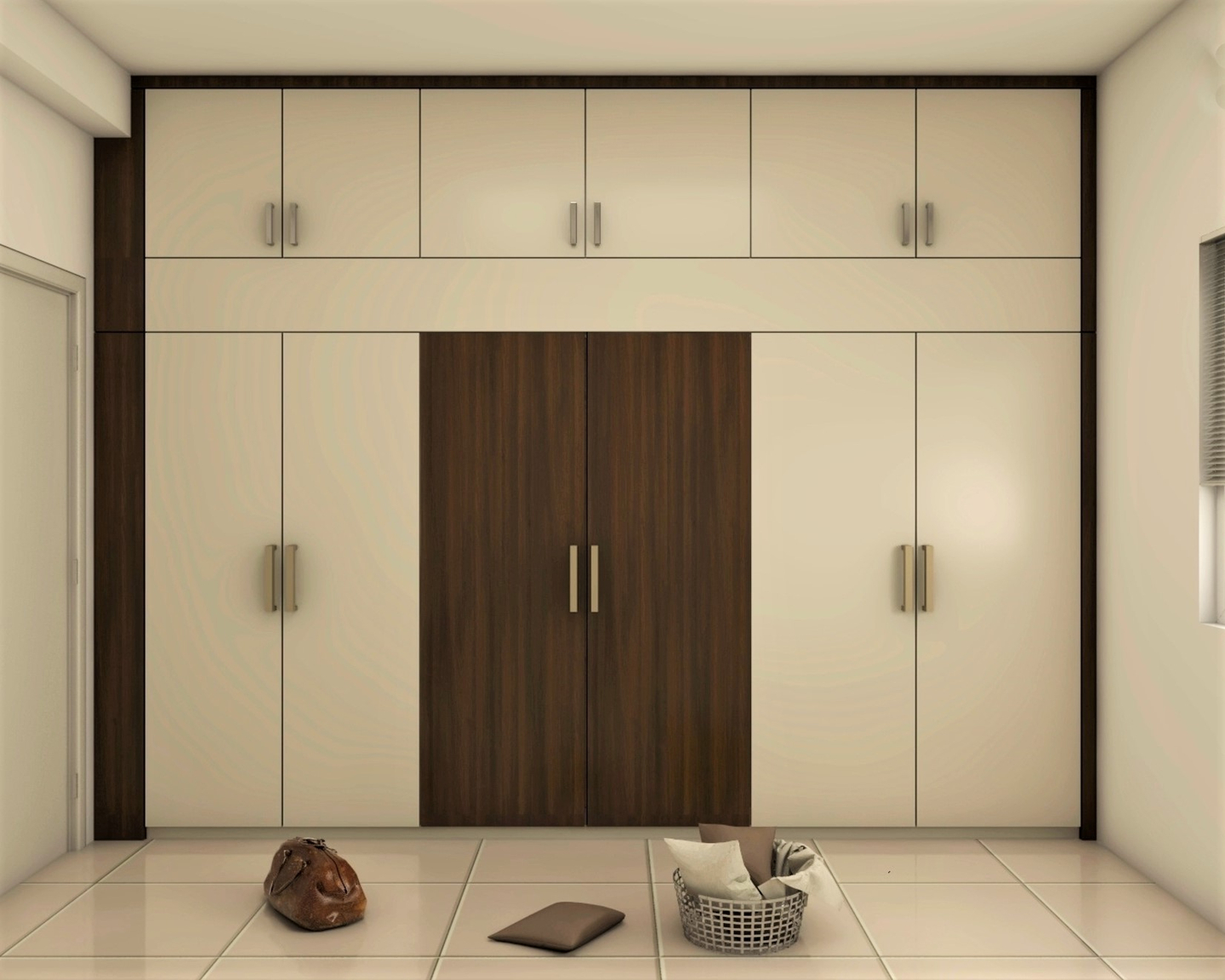 Convenient And Compact Matte Finish Wardrobe With Modern Features ...