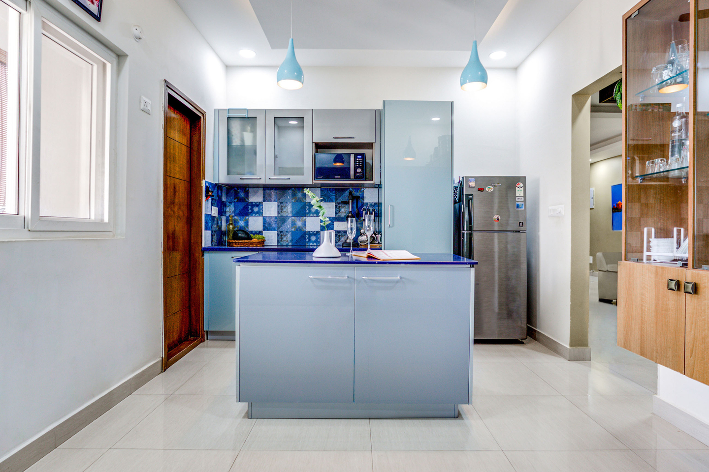 3-BHK Colourful Flat In Hyderabad | Livspace