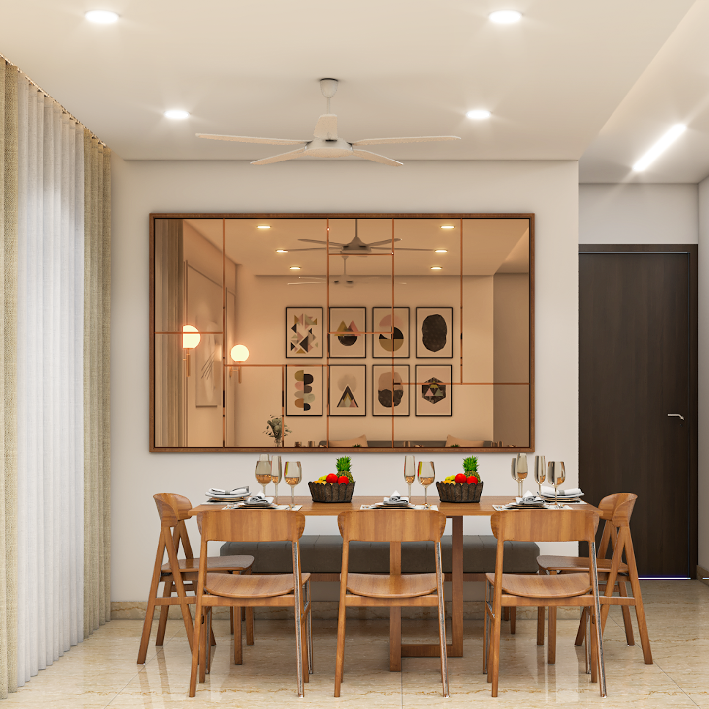 Contemporary Dining Room Design Idea - Livspace