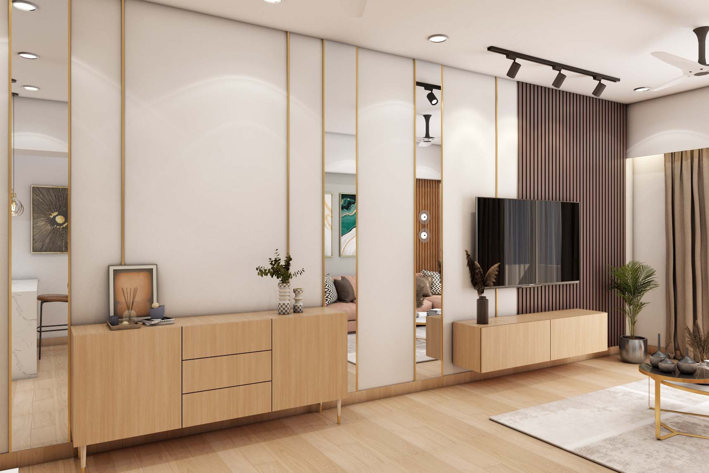 Scandinavian Style Foyer Design - Livspace