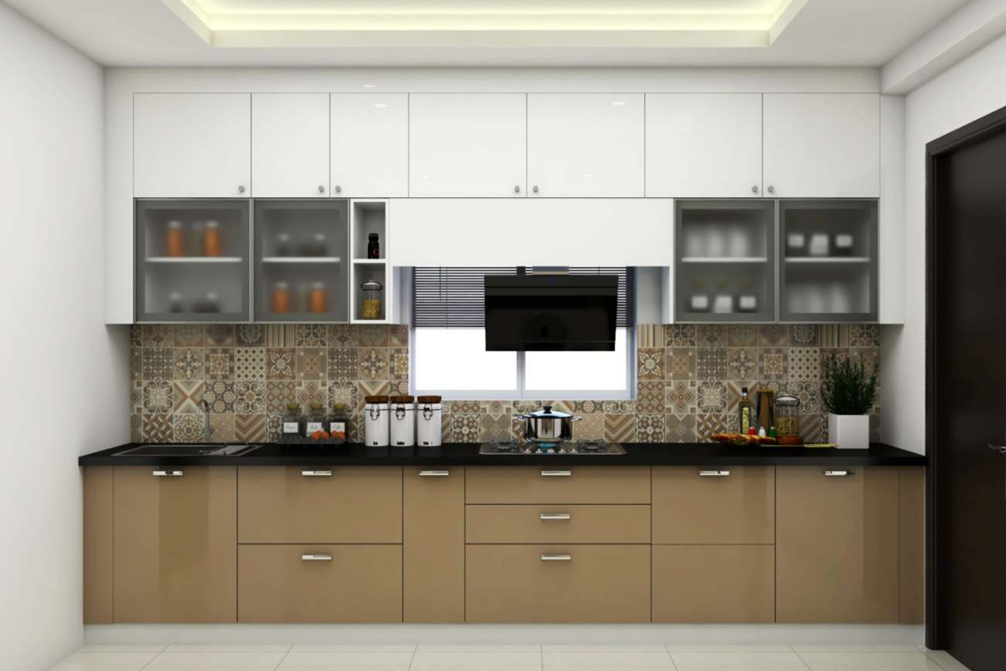Modern Parallel Kitchen - Livspace