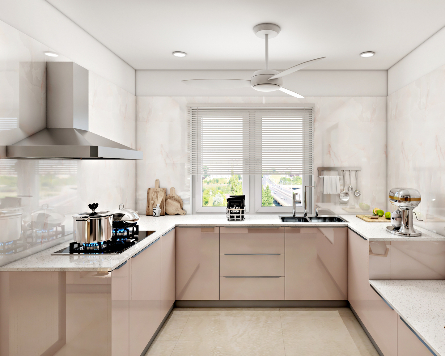 Modern Kitchen Cabinet Design - Livspace