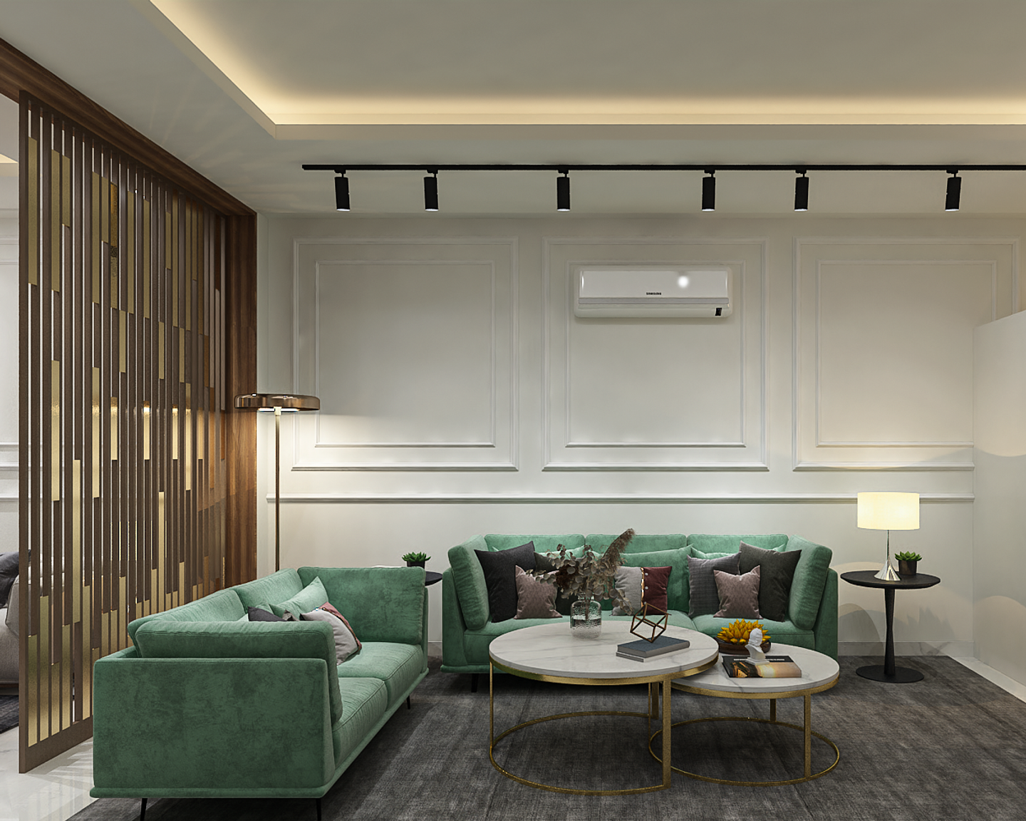 Modern Living Room Design - Livspace