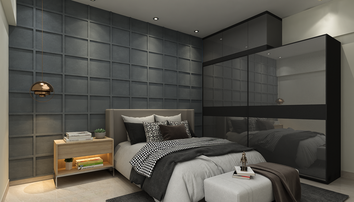 spacious-master-bedroom-design-with-grey-accent-wall-livspace