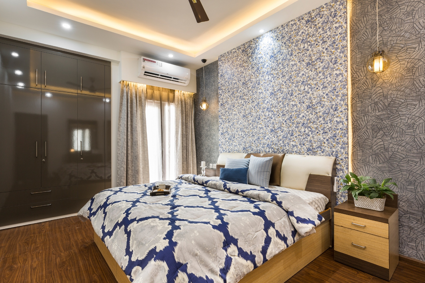 White Ceiling Design For Modern Bedrooms - Livspace