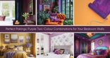 purple-two-colour-combination-for-bedroom-walls