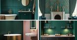 peacock green colour combination