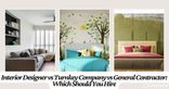 interior designer vs turnkey vs contractor comparison