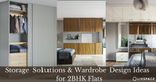storage solutions and wardrobe design ideas for 2bhk flats