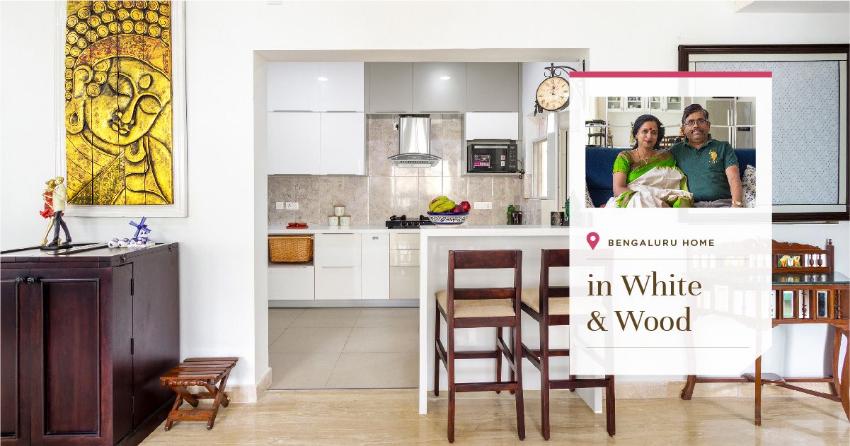 Apartment Interior in Bangalore: A White and Bright 3BHK