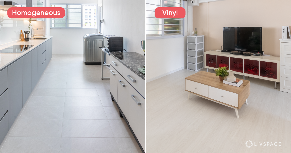 Homogeneous Tiles Vs Vinyl Flooring 7 Differences To Note
