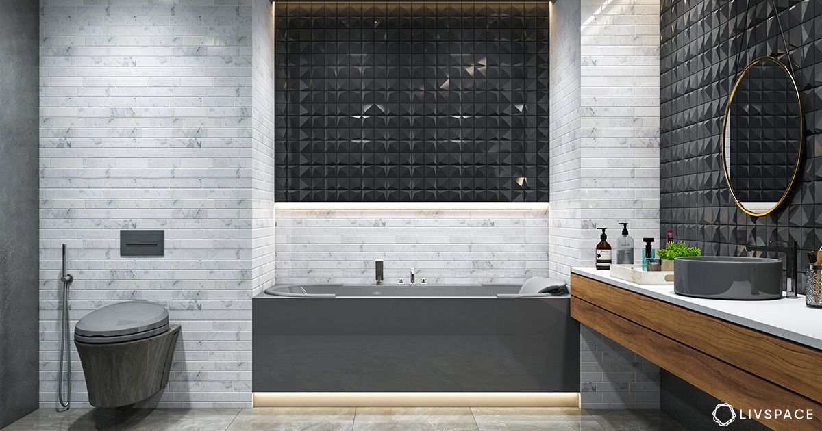 15 Best Bathroom Tiles Designs That Make You Go Wow Livspace