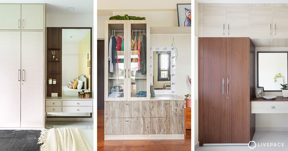8 Stunning Ideas for Wardrobe Design with Dressing Tables