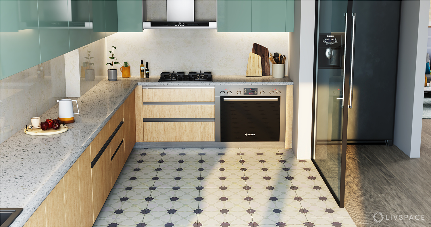 kitchen floor tiles design 2024