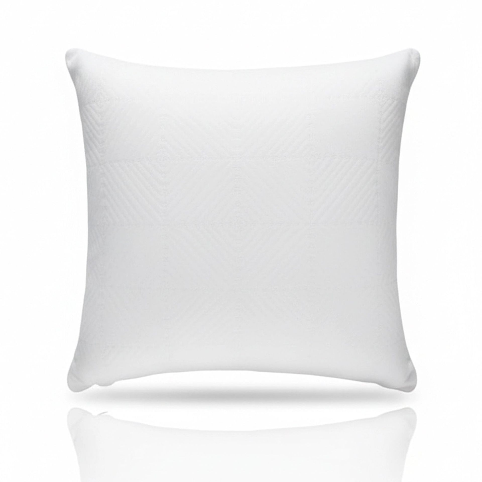 Solid White Memory Foam Pillow | Snow Puff