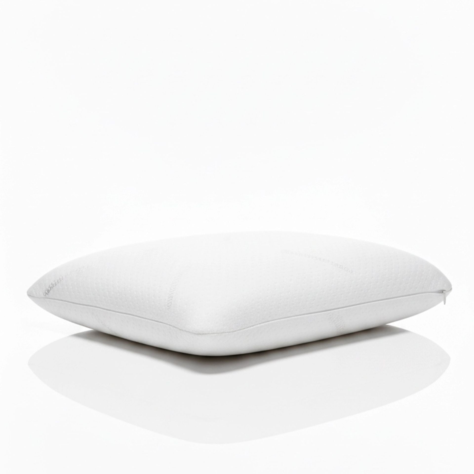 Solid White Memory Foam Pillow with Bamboo Fabric Cover | Bamboo Hush
