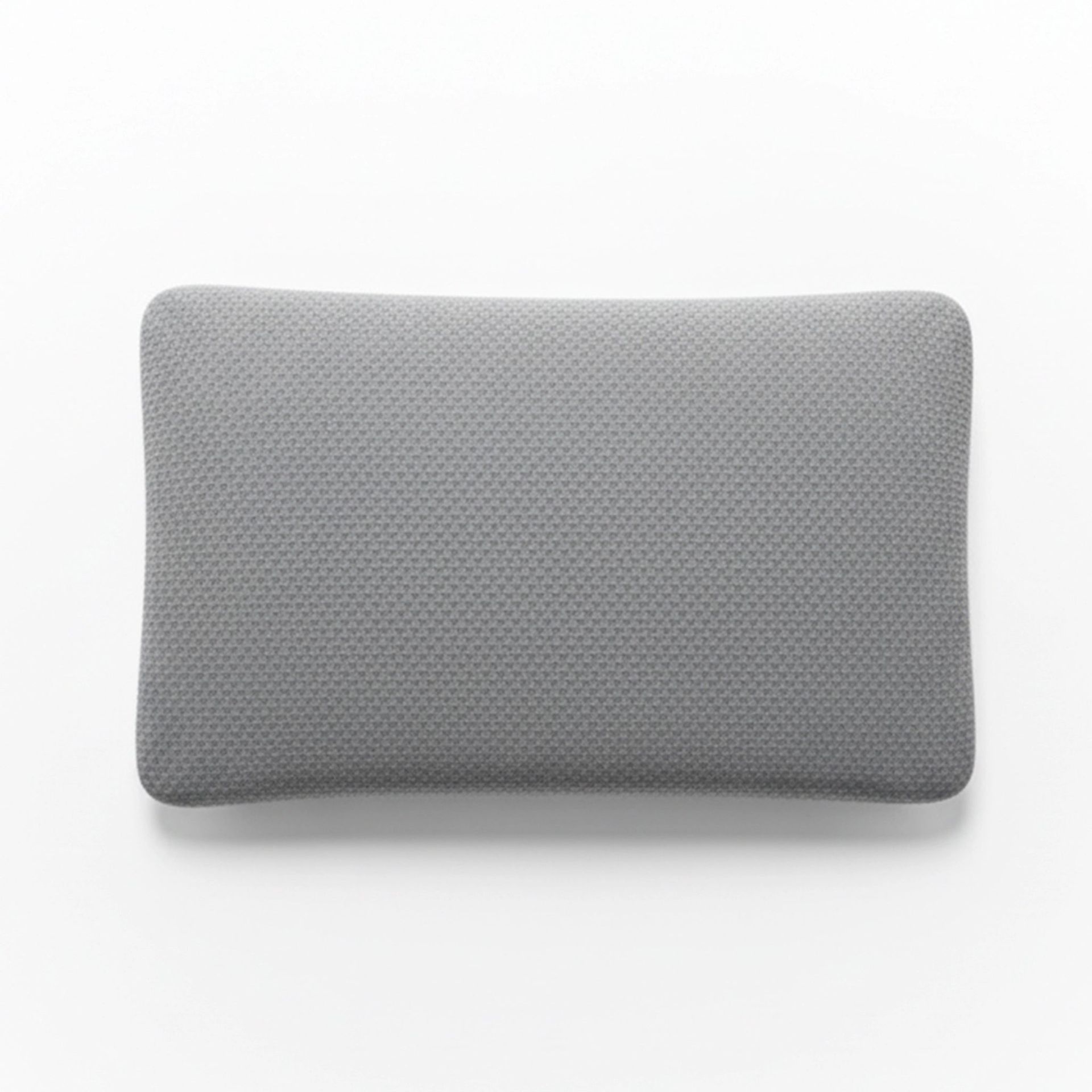Solid Grey Latex Feel Foam Pillow with Charcoal Treated Fabric | Cloud Lite