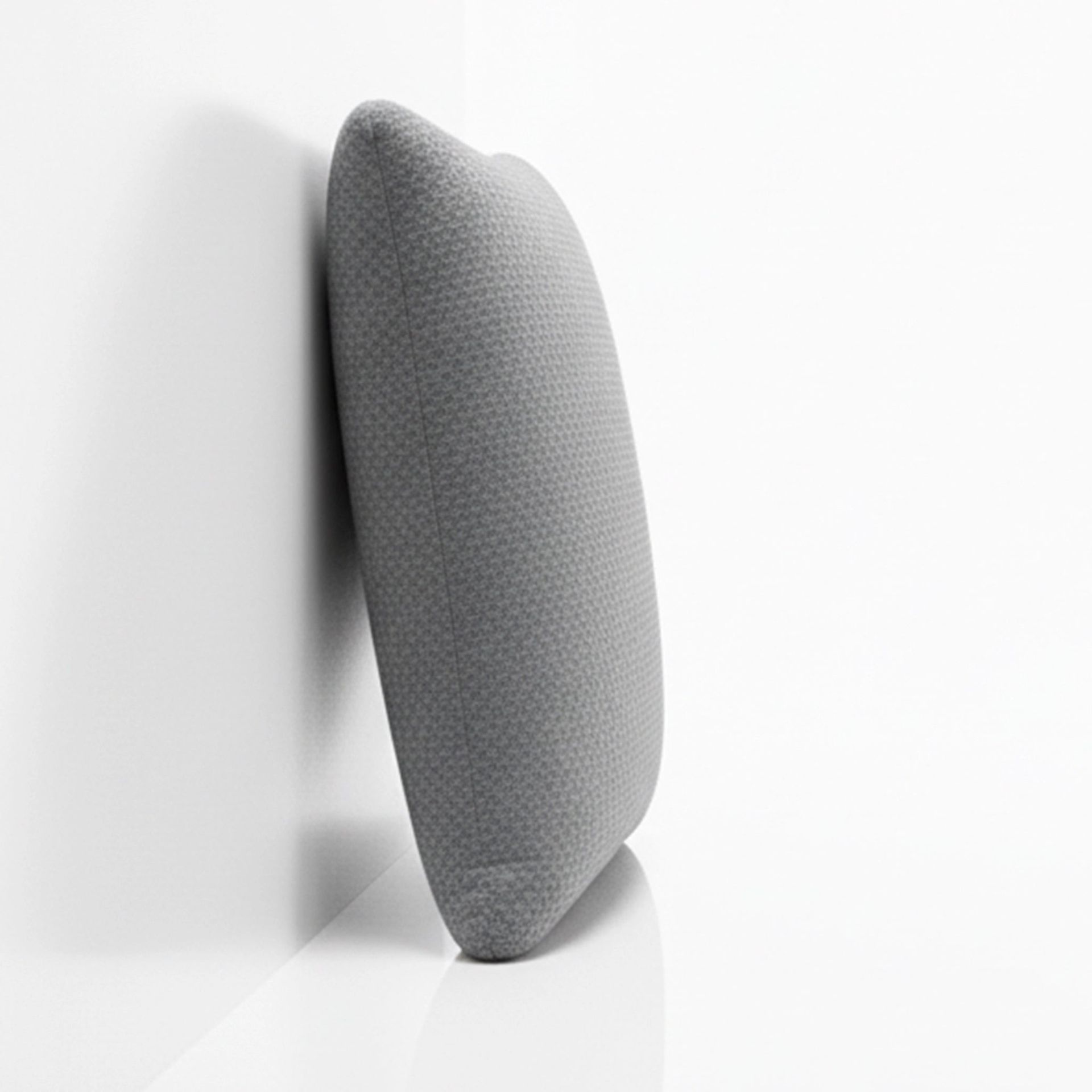 Solid Grey Latex Feel Foam Pillow with Charcoal Treated Fabric | Cloud Lite