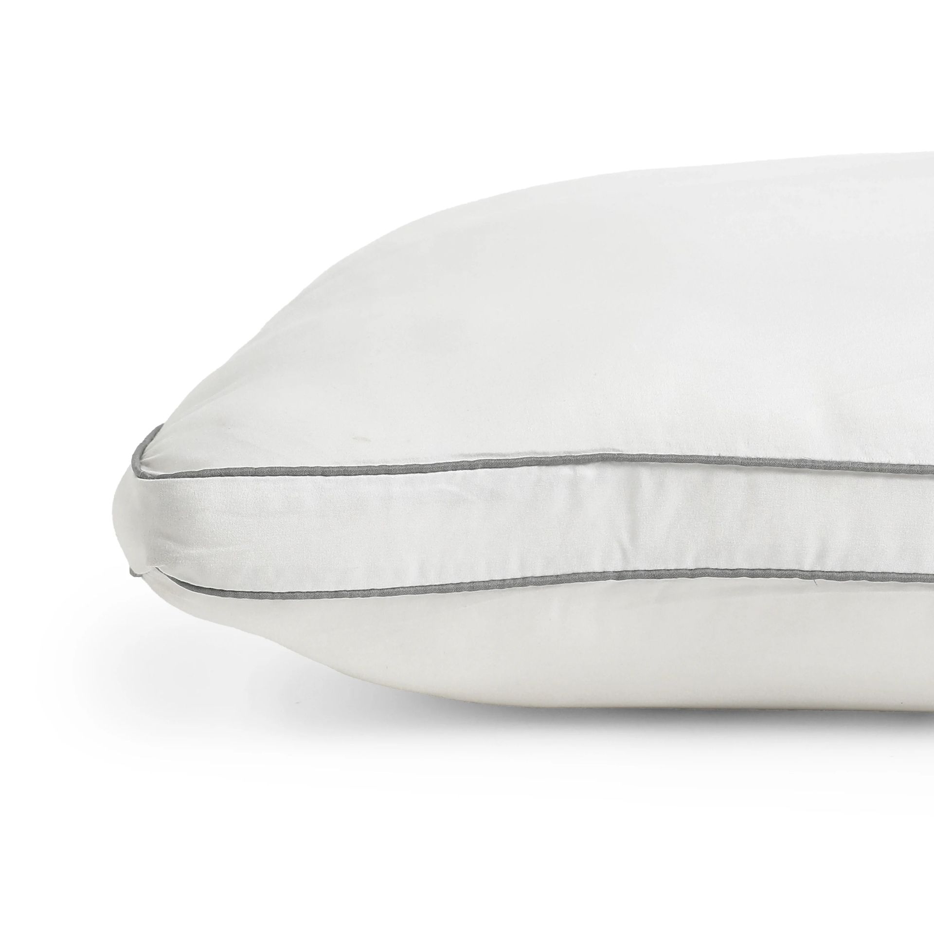 Solid Gusseted 100% Polyester Feather White Pillow Filler | Cloud Nine