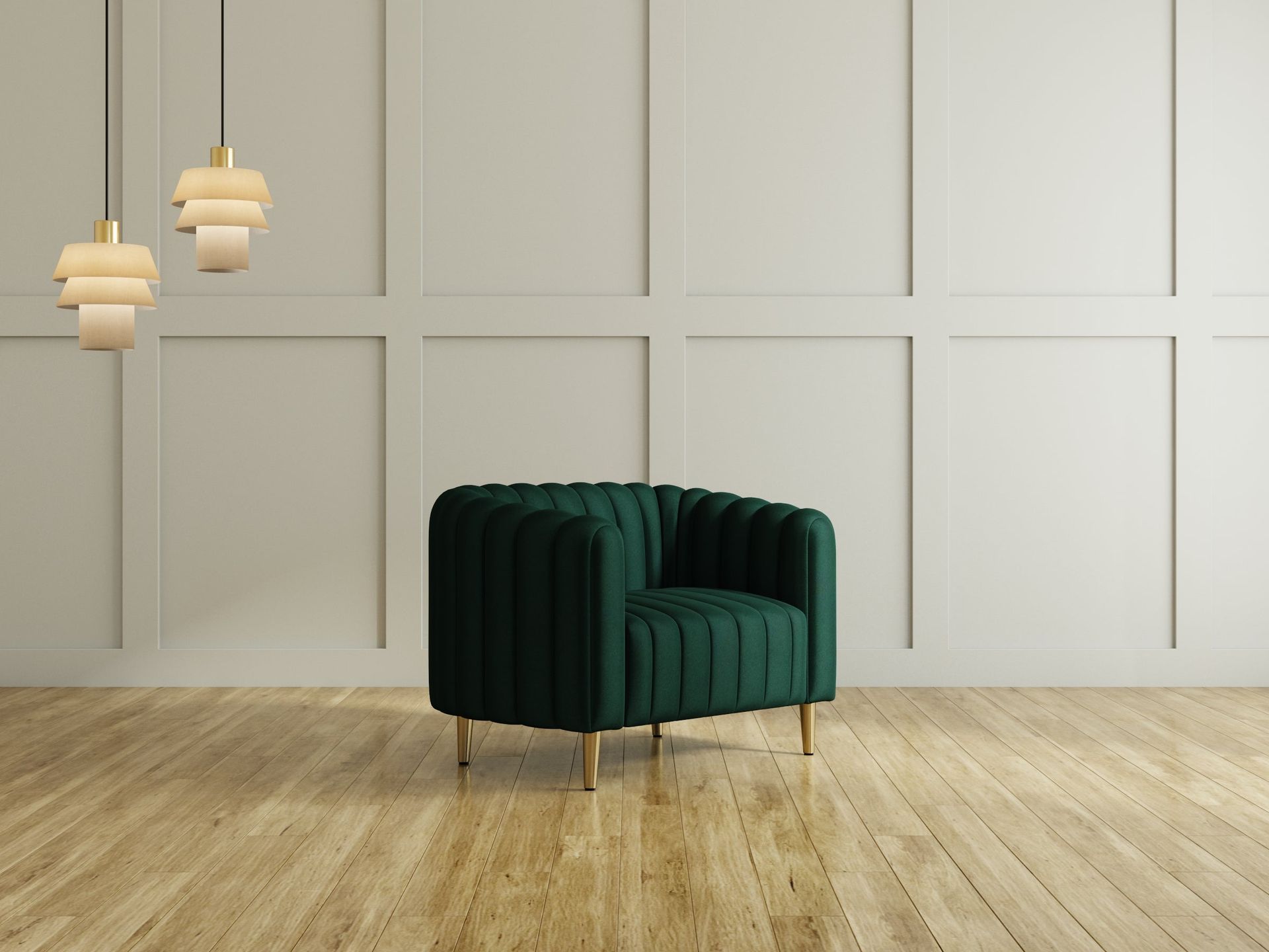 Hayden Home Premium Sydney Sofa | 1 Seater Sofa, Matt Black, Essential_Biscuit