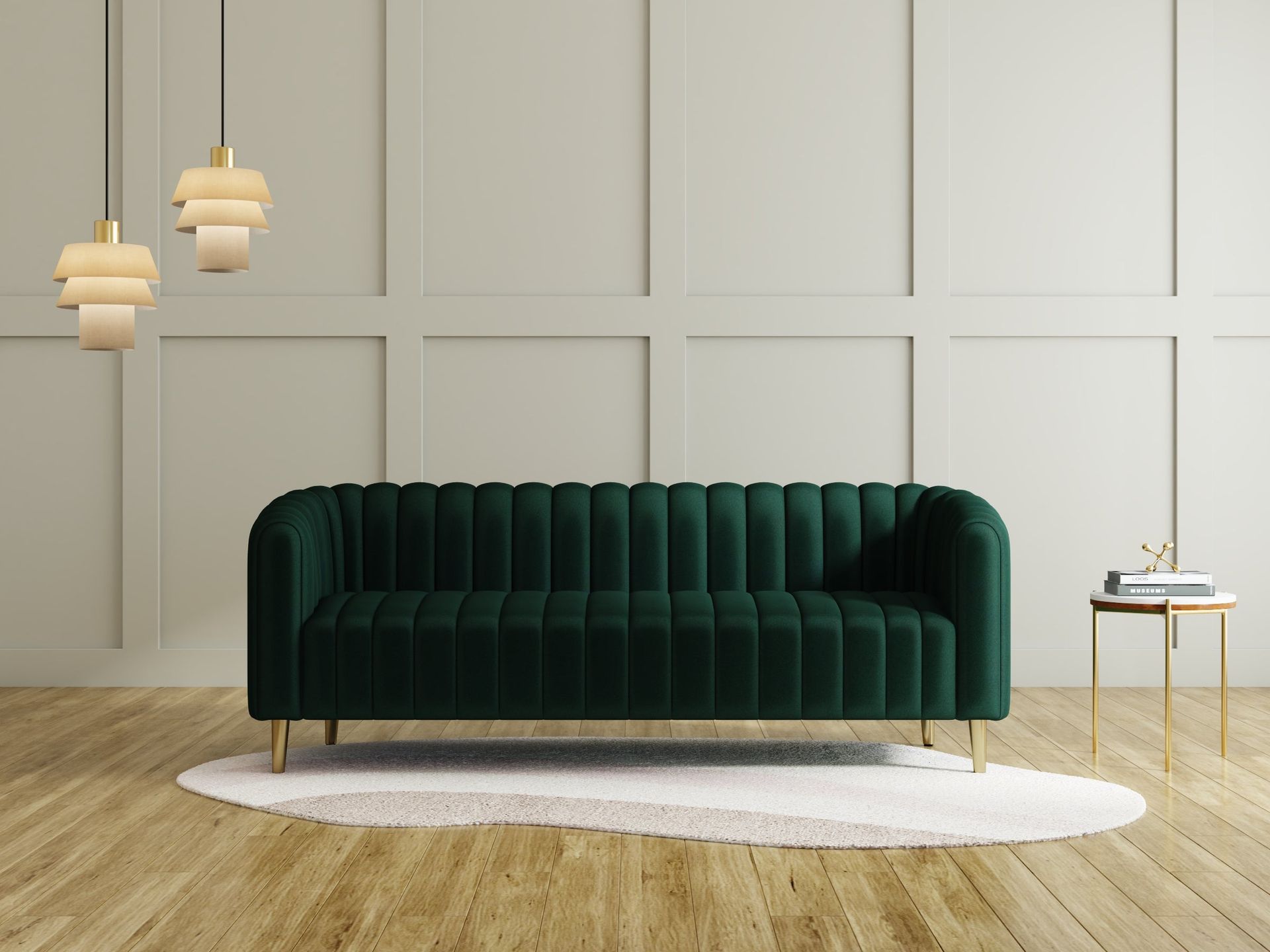 Hayden Home Premium Sydney Sofa | 1 Seater Sofa, Matt Black, Essential_Teal Mist